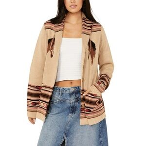 NWT Western Horse Cardigan Sweater